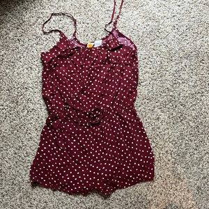 Polka dot romper